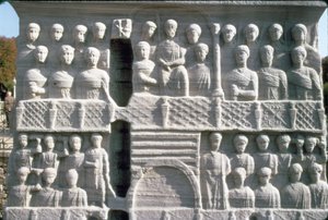 Relief on the base of the Obelisk of Theodosius I, from Karnak